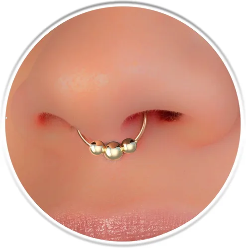 Vista 7 de Anillos de tabique rellenos de oro de 14 quilates ópalos