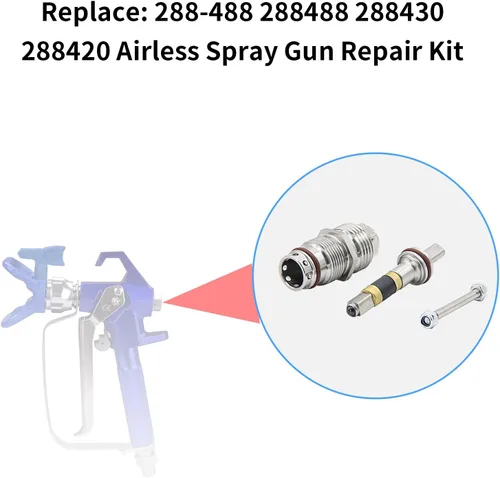 Vista 4 de 288488 Kit de reparación de pistola apto para contratista FTX II Airless Gun Tool, reemplaza 288-488 288430 288420