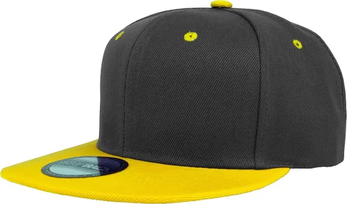 Vista 65 de Gorras Snapback Gelante para Hombres - Gorra de Béisbol con Visera Plana Ajustable - Liso en Blanco Ajustable Negro