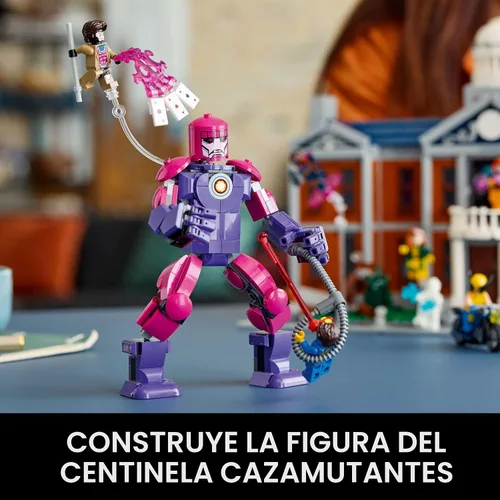 Vista 6 de LEGO Marvel X-Men El Conjunto de Construcción de La Mansión X - Kit de Manualidades DIY de Coleccionables de Marvel para Adultos, Edades 18+