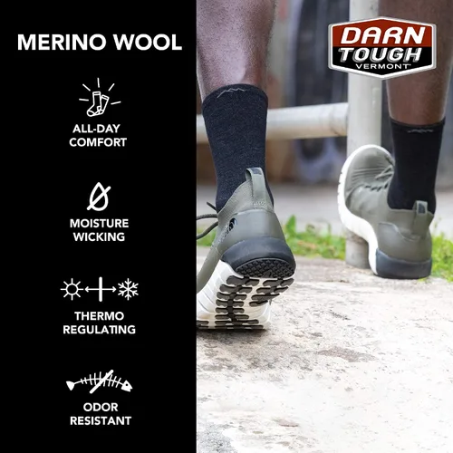 Vista 6 de Darn Tough Element Crew Ligero con Cojín - Hombre