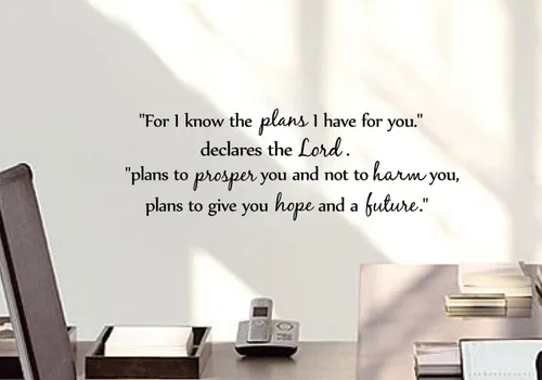 Vista 7 de Decalgeek vinilo de pared con frases inspiradoras (22,5 x 20,3 cm) color negro
