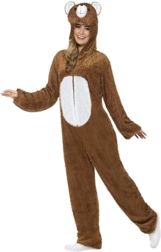 Vista 2 de Smiffy's - Disfraz de oso para hombre, incluye mono con capucha
