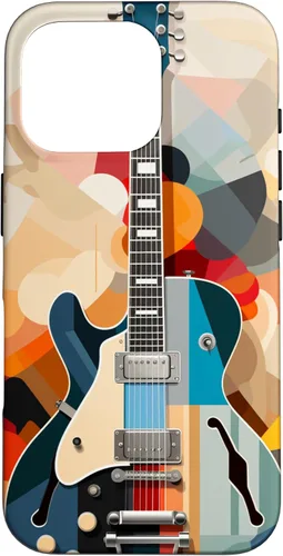 Vista 20 de Electric Guitar Abstract Art Cover Phone Case for iPhone 17