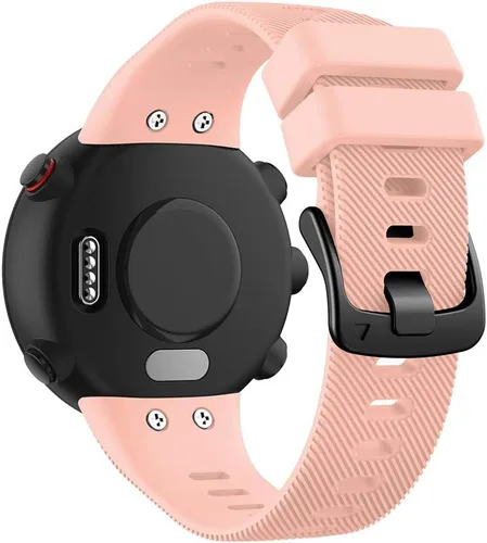 Vista 11 de REYDA Correa de silicona compatible con Garmin Swim 2/Forerunner 45, suave, flexible, transpirable, correa de reloj de silicona deportiva