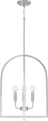 Vista 8 de HomePlace Lighting 548841MB Lawson - Lámpara moderna minimalista de mediados de siglo para vestíbulo, 4 luces, 240 vatios en total, 21 pulgadas