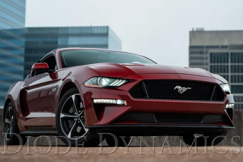 Vista 3 de Diode Dynamics Elite Series - Lámpara antiniebla combinada compatible con Ford Mustang 2018-2023 (USDM), blanco frío (juego)