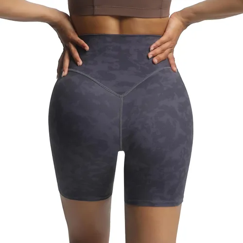 Vista 9 de Aoxjox Pantalones cortos Metamorph Deep V de 6" Azul (Cascade Blue)