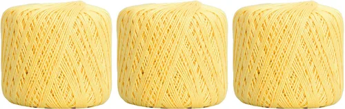 Vista 150 de Hilo de croché Threadart, 100 % algodón, talla 10 Soft pure cotton crochet thread for lace, doilies, amigurumi and crafts. Smooth finish with