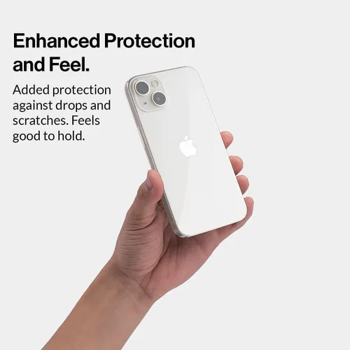 Vista 5 de totallee Funda delgada para iPhone 15 Plus, la más delgada, minimalista, para Apple iPhone 15 Plus (2023) (transparente)