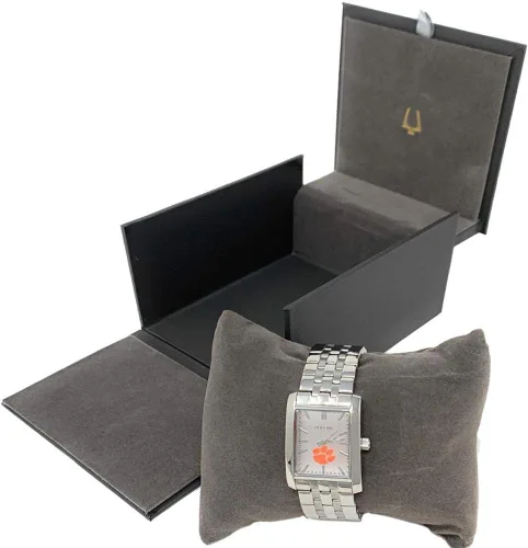 Vista 6 de Bulova Alabama Crimson Tide Bama - Reloj rectangular plateado para mujer