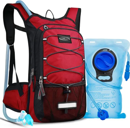 Vista 11 de Mochila de Hidratación Aislada con Vejiga de Agua de 3L Libre de BPA a Prueba de Fugas, Mantiene los Líquidos Frescos hasta por 5 Horas, Mochila