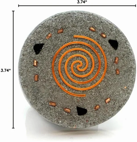 Vista 11 de ORGONITE ORGONE 4" Flower of Life Coaster
