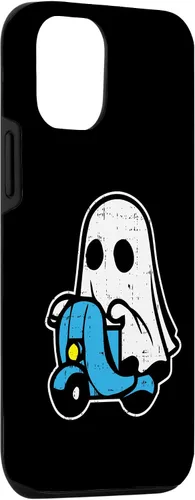 Vista 3 de iPhone 14 Ghost Riding Motocicleta Disfraz de Halloween Ghoul Spirit Rider Case