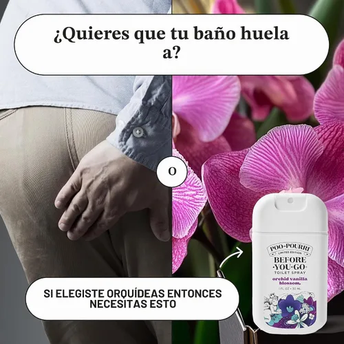 Vista 9 de Poo-Pourri Before-You-Go - Pulverizadores de bolsillo para inodoro, Bloom