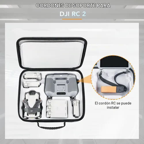 Vista 4 de Lykus Spartan MM400 - Funda para DJI Mini 4 Pro/Mini 3 y RC2/RC-N3