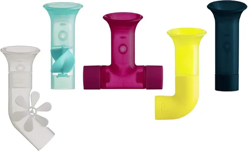 Vista 8 de Boon Tubes - Piezas de construcción de juguete para baño