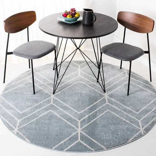 Vista 38 de SAFAVIEH Adirondack Collection - Alfombra decorativa, 2 x 3 pies, color negro y marfil, diseño geométrico moderno, no desprende pelusa y de fácil