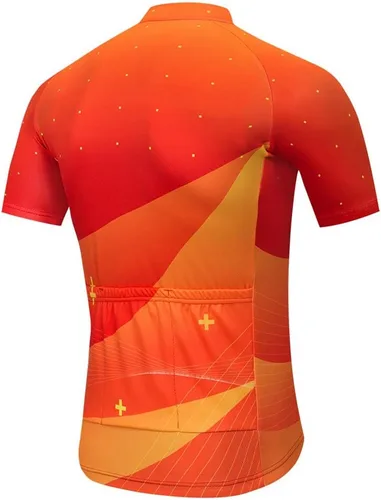 Vista 2 de Uriah Jersey de bicicleta de manga corta para hombre que absorbe el sudor
