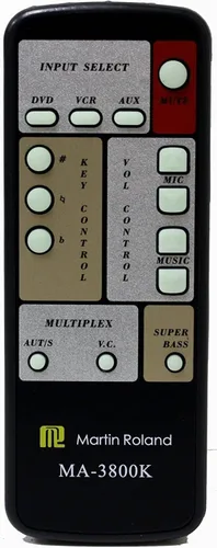 Vista 5 de Hisonic Amplificador de mezcla de karaoke MA-3800K de doble canal, 760W
