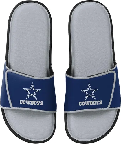 Vista 4 de FOCO mens NFL Team Logo Sport Shower Foam Slide Flip Flop Sandals