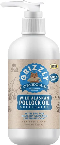 Vista 5 de Suplemento de aceite para perros Grizzly Pollock
