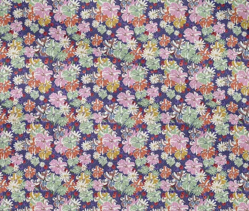 Vista 4 de oneOone Tela de algodón flexible de color morado oscuro con flores de tela para manualidades, 39.8 in de ancho, VDW