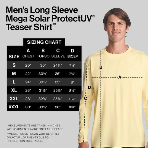 Vista 3 de Denali Performance Teaser playera manga larga con mega protección solar UV UPF 50+ para hombre