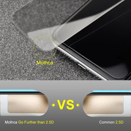 Vista 6 de Mothca Paquete de 2 protectores de pantalla de vidrio mate para iPhone Xs Max/iPhone 11 Pro Max, antirreflejos y antihuellas, vidrio templado