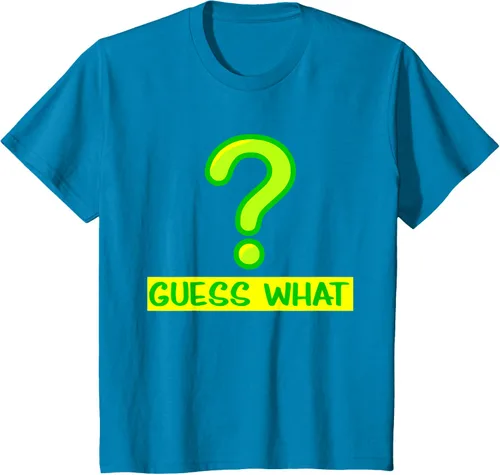 Vista 75 de Question Mark playera Guess What playera, hombre XL, Púrpura