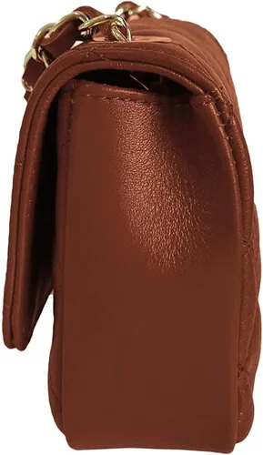 Vista 3 de Bolso de hombro Cleo de cuero genuino italiano hecho a mano para mujeresniñas, bolso de mano, bolso de mano, con hermosa correa de hombro