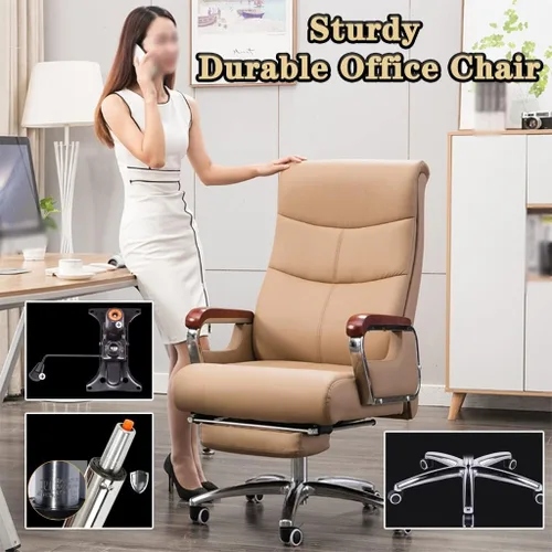 Vista 7 de Silla ejecutiva, silla de escritorio para computadora para personas pesadas, silla reclinable de gran angular, silla de juegos cómoda, silla