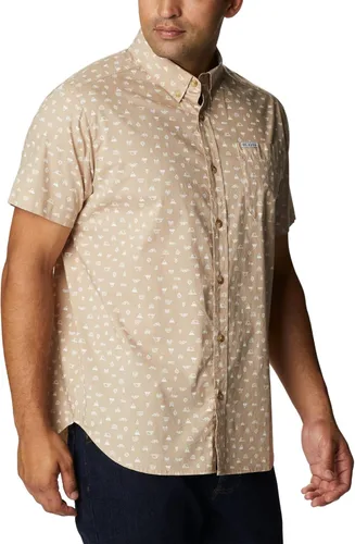 Vista 5 de Columbia Camisa de manga corta estampada Rapid Rivers para hombre