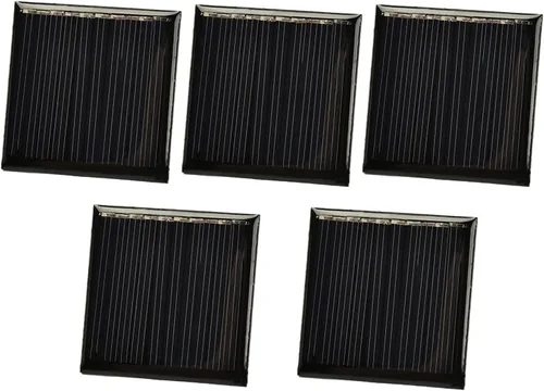 Vista 15 de Bettomshin 5 unidades de mini paneles solares de 5 V 25 MA, células solares policristalinas, módulo de panel micro solar para juguetes eléctricos