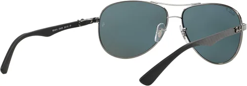 Vista 9 de Ray Ban RB8313 004K6 2.283 in Gafas de sol - Tamaño: 61- 13- 140 - Color: Gris, plateado