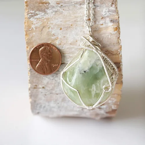 Vista 25 de Collar de cristal de piedra natal alternativo para mujer y hombre - plateado