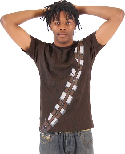 Vista 2 de Star Wars Camiseta marrón para adultos con disfraz de I am Chewbacca, Marrón
