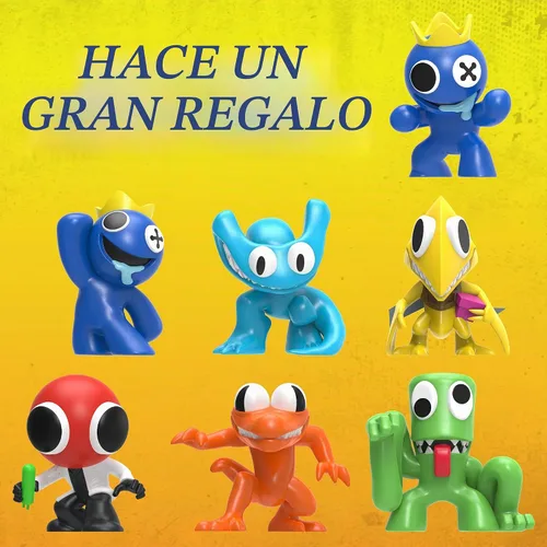 Vista 6 de Rainbow Friends - Set coleccionista de minifiguras de 10 unidades (10 figuras coleccionables, Serie 2)