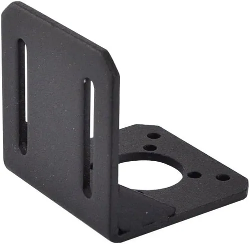 Vista 5 de STEPPERONLINE NEMA 17 Motor paso a paso (Economy Geared Stepper Motor) Soporte de montaje de acero de aleación ST-M1