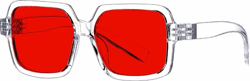 Vista 19 de Eyekepper Blue Light Glasses Men Women, Square Eyeglasses