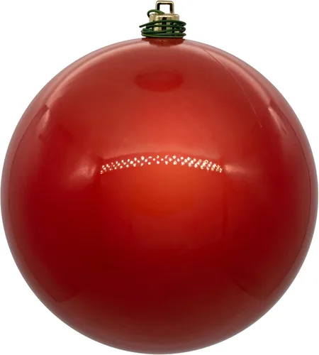 Vista 15 de Vickerman Adorno de bola de caramelo de oro antiguo de 4 pulgadas, 6 por bolsa