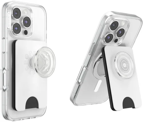 Vista 27 de Cartera para teléfono PopSockets con patada expandible, tarjetero para teléfono - Negro