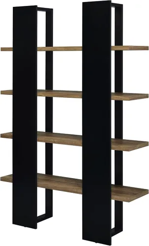 Vista 9 de Coaster Home Furnishings - Danbrook - MDF y laminado - Estantería de 4 estantes con acabado de doble tono y estilo contemporáneo - Oficina en casa