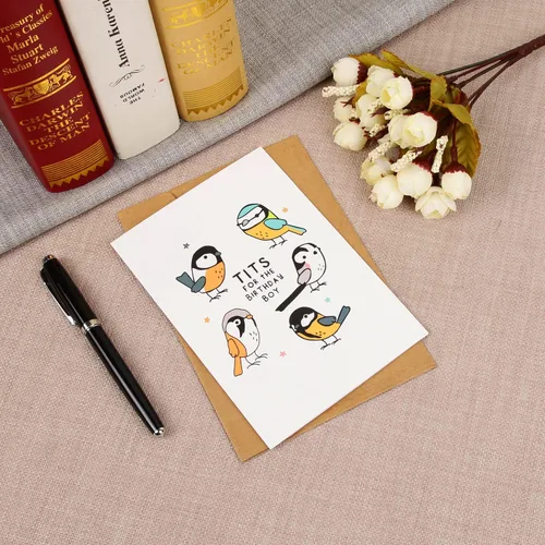 Vista 3 de CJ&M Regalo interactivo para mamá (TITS) divertidas tarjetas de cumpleaños para ella o él, tarjeta de cumpleaños para marido, tarjetas de cumpleaños
