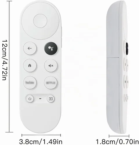 Vista 3 de Repalcement Voice para Google Chromecast Remote, G9N9N para Chromecast con control remoto de Google TV, reproductor multimedia de transmisión
