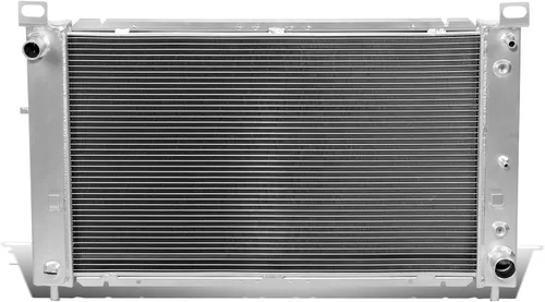 Vista 7 de DNA Motoring RA-CHEVYT47-3 - Radiador de aluminio completo de 3 filas compatible con modelos 47-54 Pickup/Suburban L6, 19.75 x 20.75 x 2.25