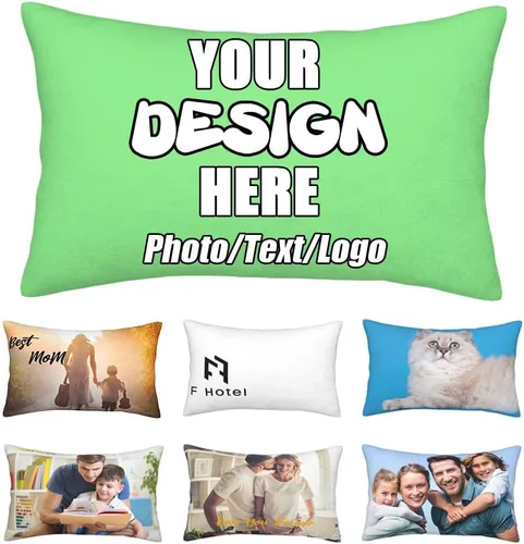 Vista 43 de Funda de almohada decorativa personalizada con foto de pareja, funda de cojín decorativo personalizada, fundas de almohada personalizadas