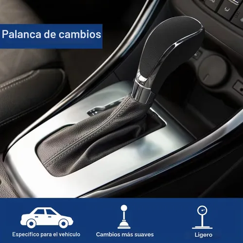 Vista 2 de Pomo para palanca de cambios de coche compatible con Buick Verano 2012-2017, color negro