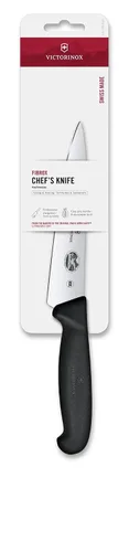 Vista 5 de Cuchillo de chef Victorinox, cuchillo pequeño de 5 pulgadas con mango de Fibrox, cuchillo de chef, 6 pulgadas, Negro
