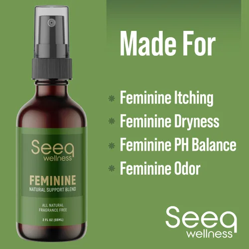 Vista 3 de Desodorante femenino totalmente natural, para picazón vaginal, irritación y olor, espray de higiene femenina para olores y VB, fabricado en Estados